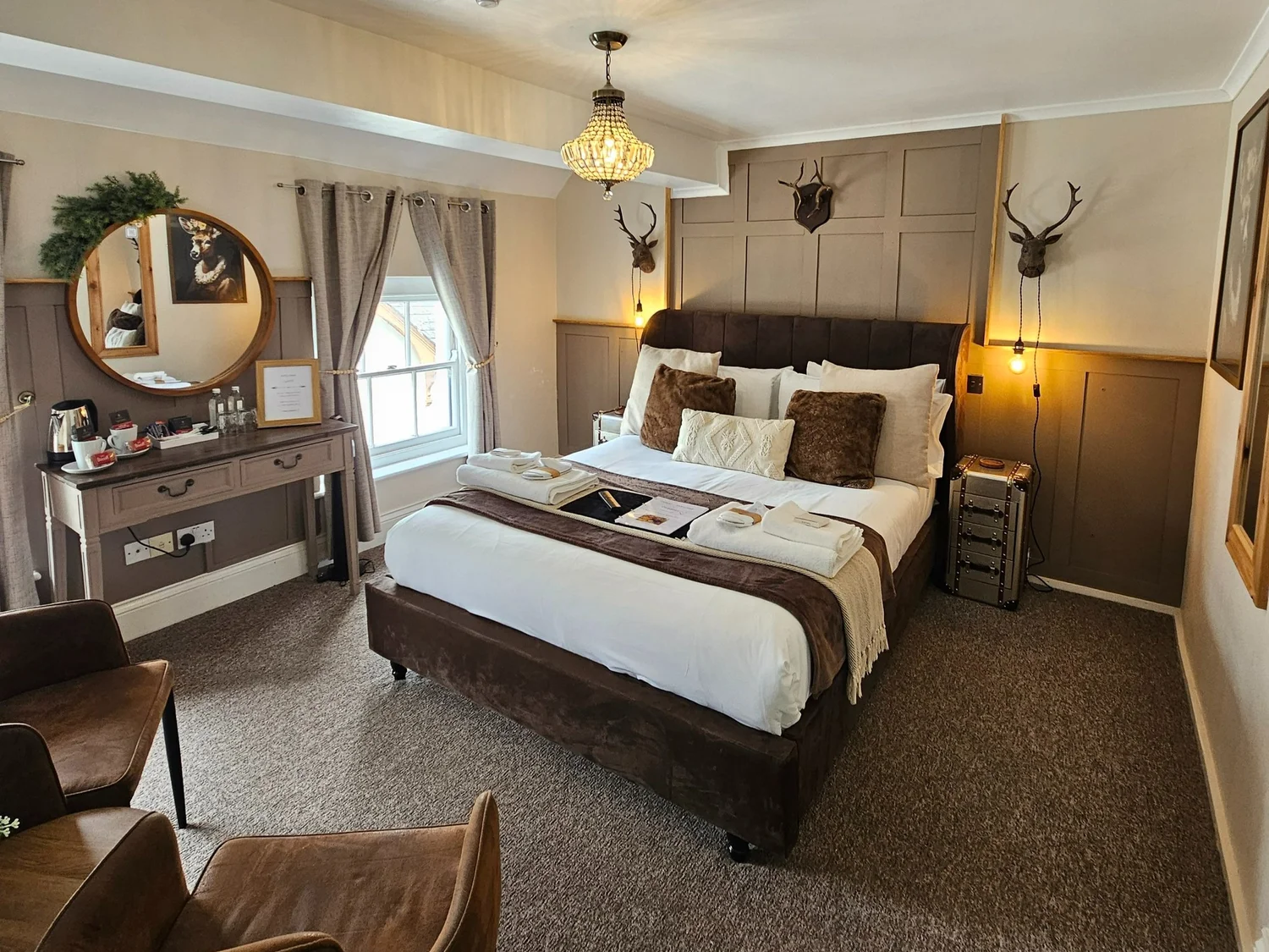 One of Creates Monmouth's individually styled bedrooms.