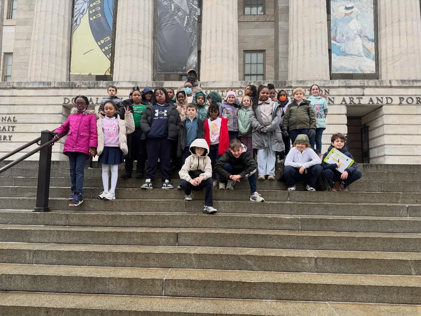 Day Two at the National Portrait Gallery with Payne Elementary. Mr T&rsquo;s class explored portraits as authored stories, learning how artists use pose, color, and symbols to communicate identity. By slowing down and looking closely, students discov