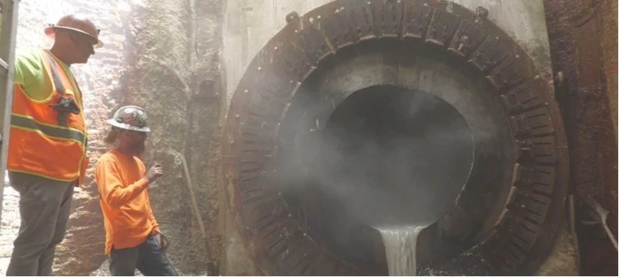 City of Tampa Force Main Microtunnel Successfully Breaks Through Tunnel Shaft