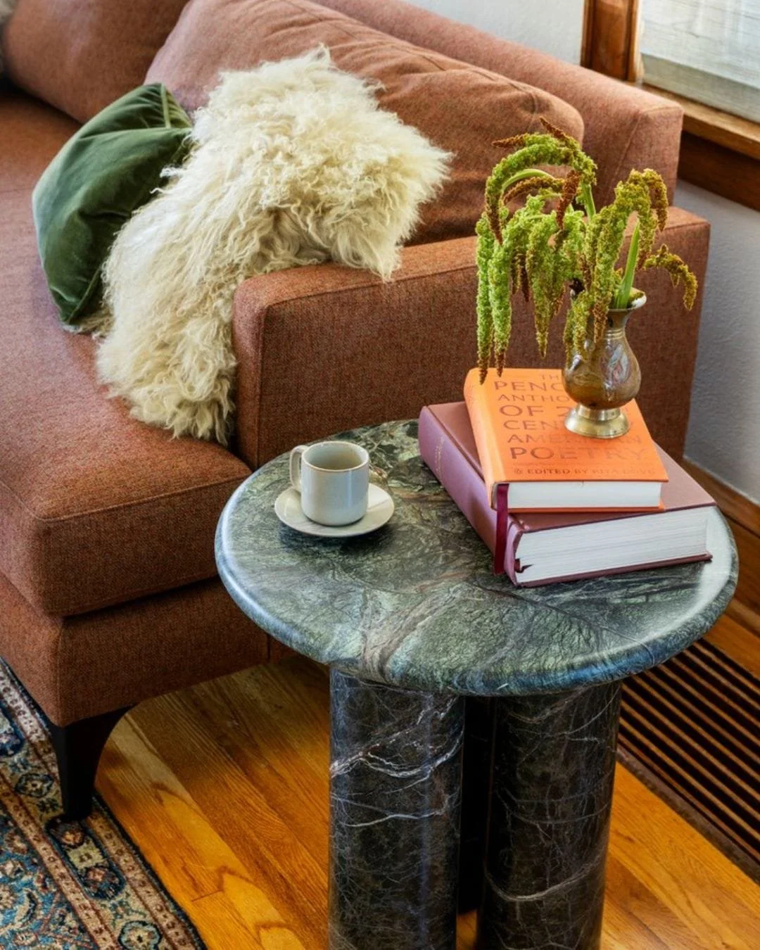 Our week of sneak peeks is behind us, but we are too excited about our newest project not to share one more! 👀⁣
⁣
Bold patterns, saturated hues, yet unapologetically approachable. This is the Saratoga Project &mdash; Because style doesn&rsquo;t have