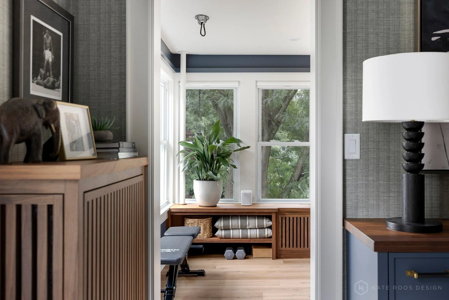 New on the blog!⁣
⁣
&quot;The home in our Fremont project already had a dedicated home office and gym - a great start! - but both spaces needed some design TLC to reach their full potential.&quot;⁣
⁣
Read more at the 🔗⁣
📸 @spacecrafting_photography