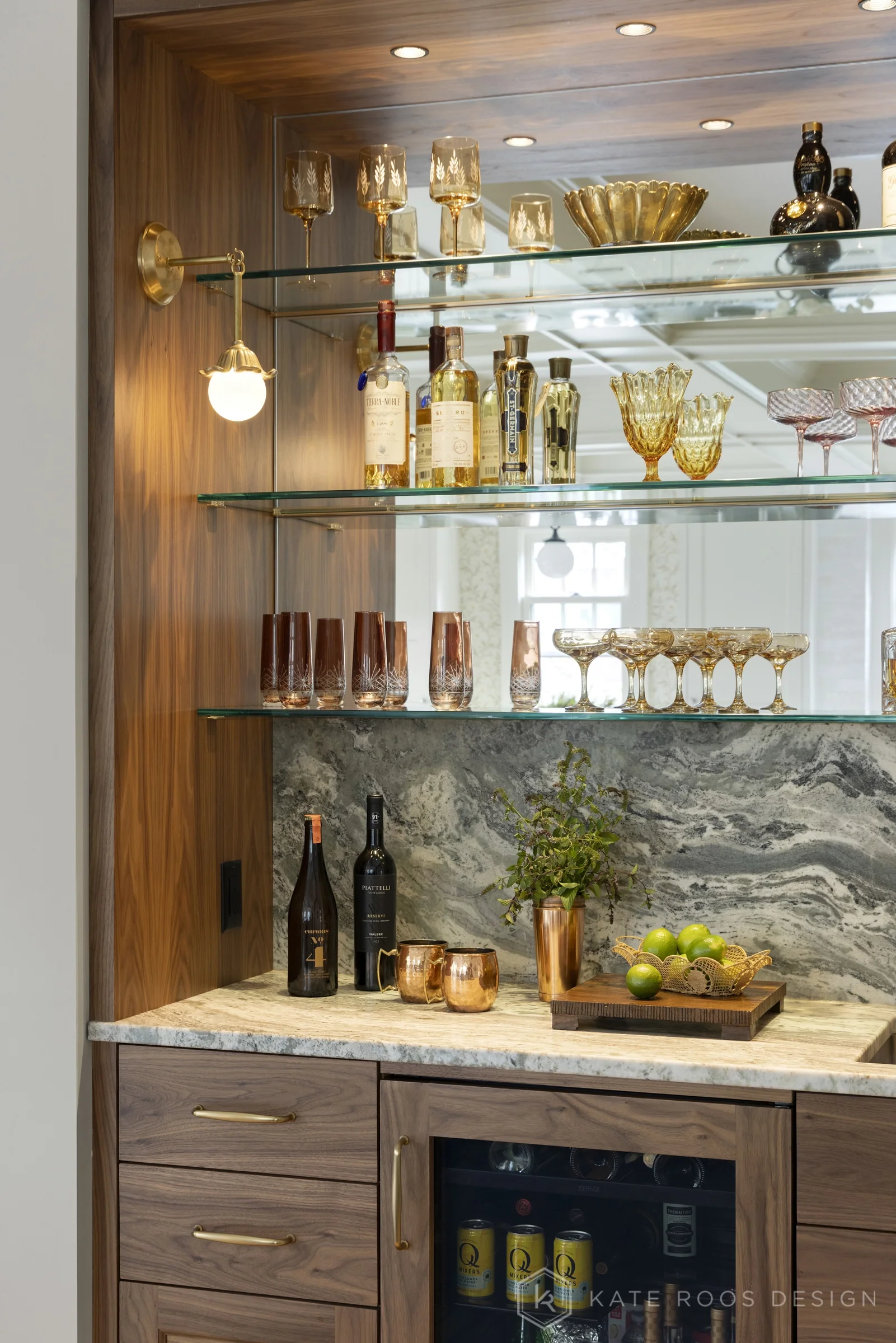 A beautiful balance of traditional architecture and modern functionality, the Christie Kitchen is a study in thoughtful details, refined materials, and timeless design.

Warm white custom cabinetry, an architectural coffered ceiling, and delicate pat