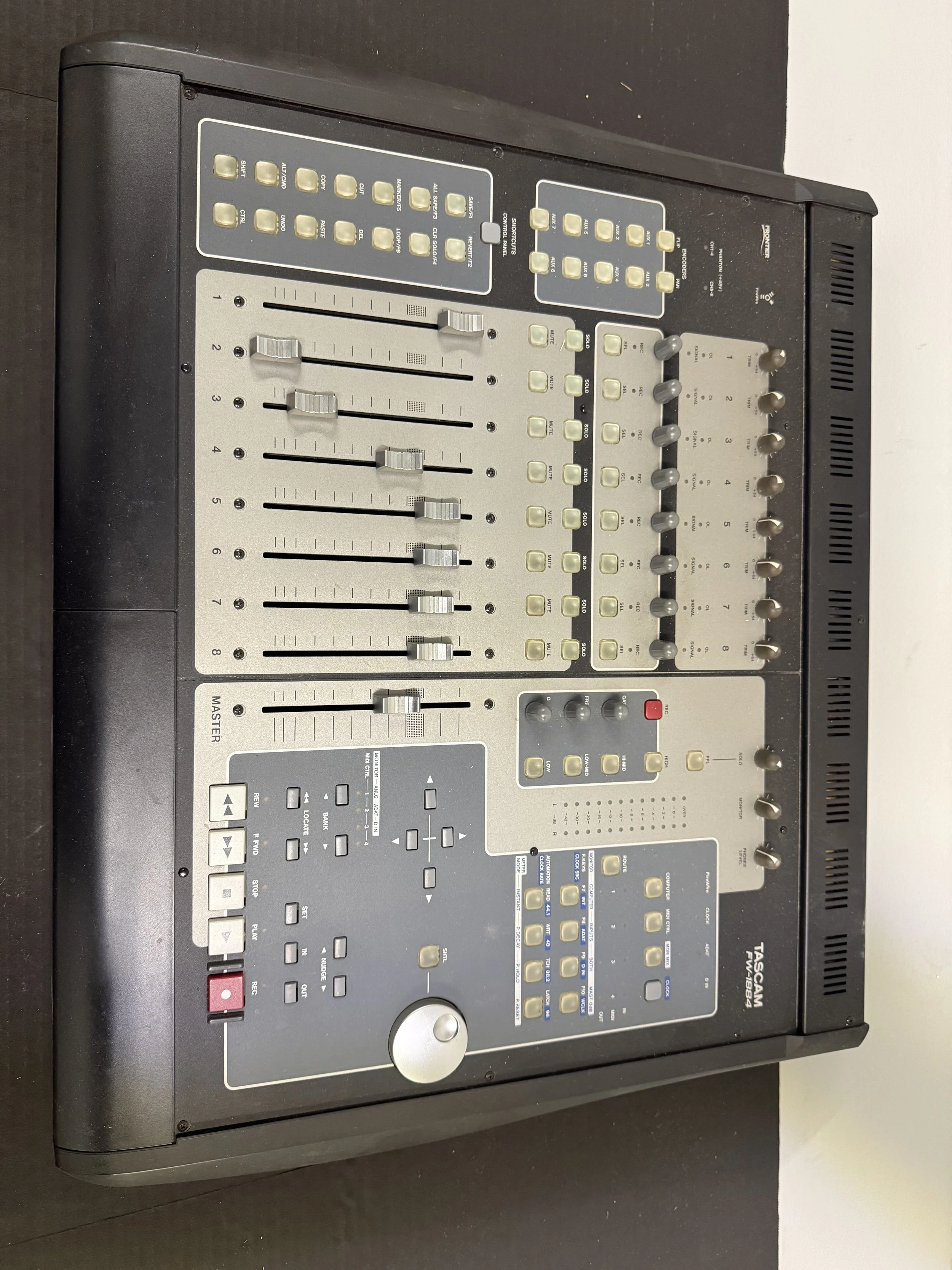 149.  Tascam FW1884 standalone mixer, not tested, as is smoking environment