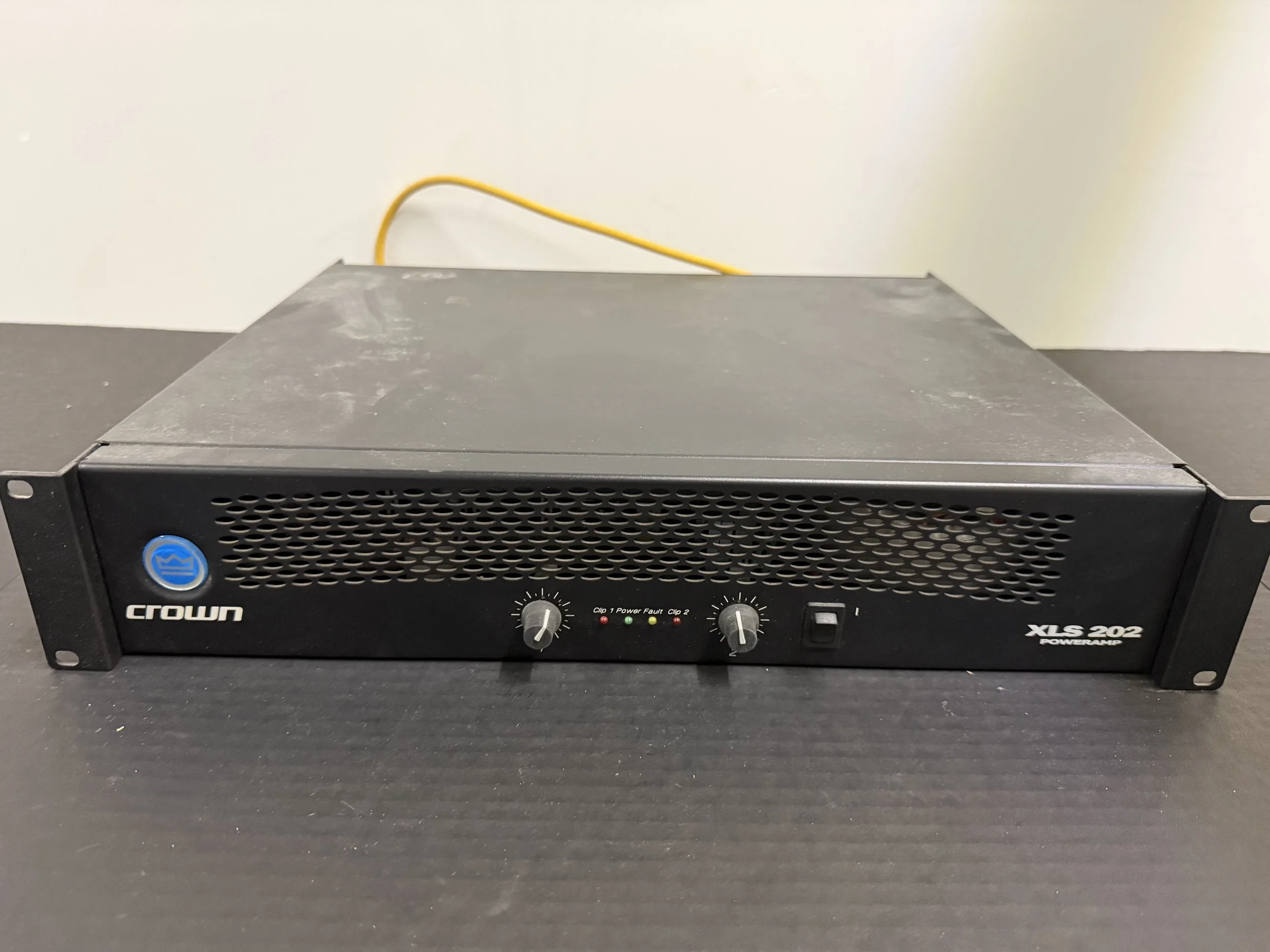 156. Crown XLS 202 power amplifier, not tested, as is smoking environment