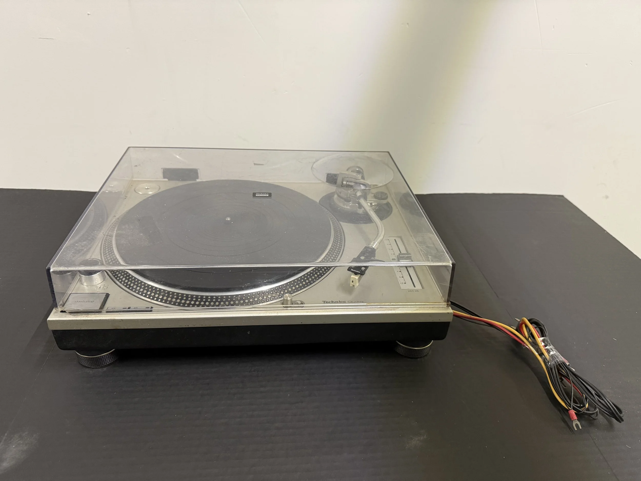 162.  Technics Direct Drive Turntable system, model SL-1200MK2-A, not tested, as is smoking environment