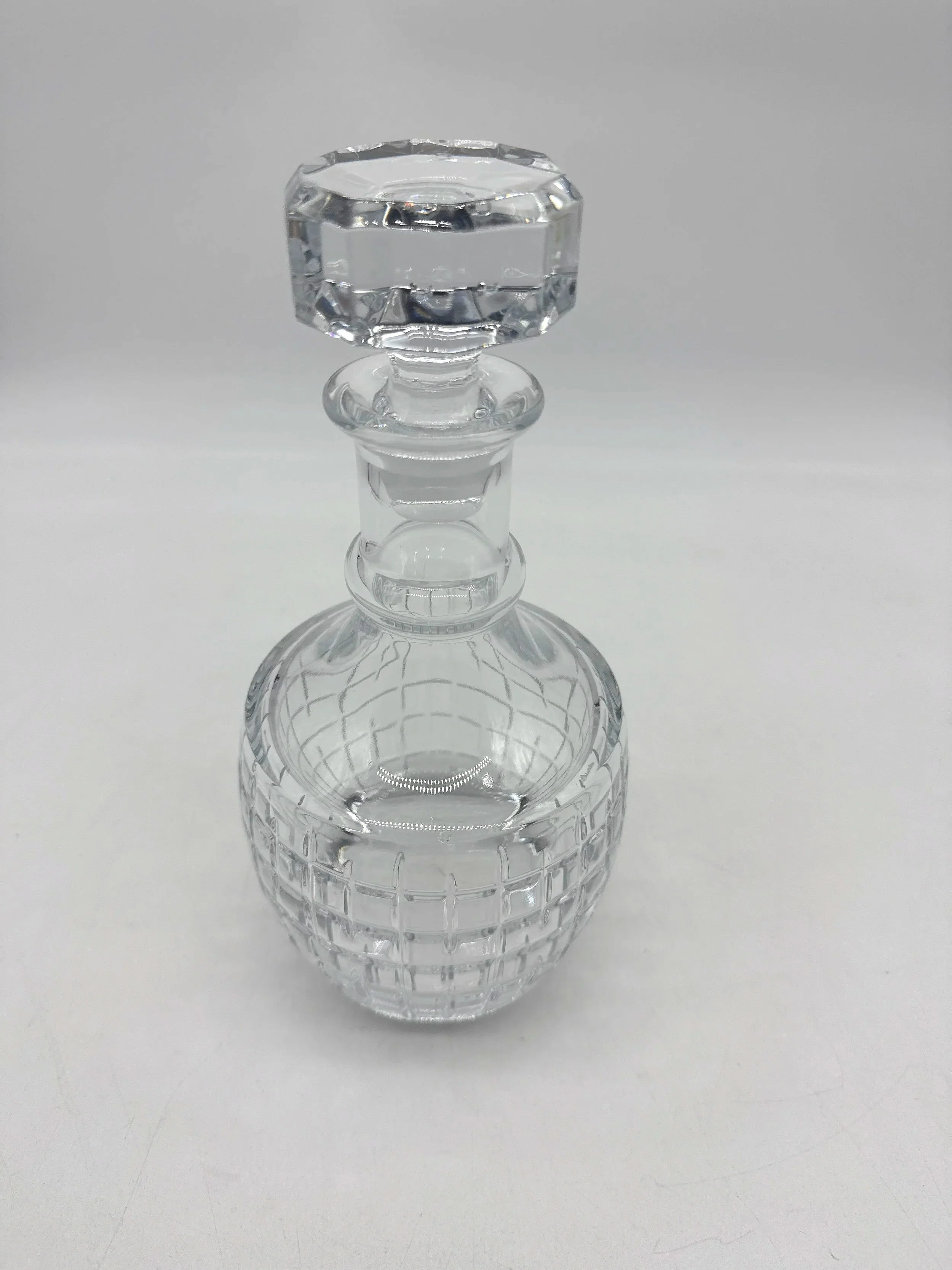 692.  Ralph Lauren crystal decanter 4.5 "x10"