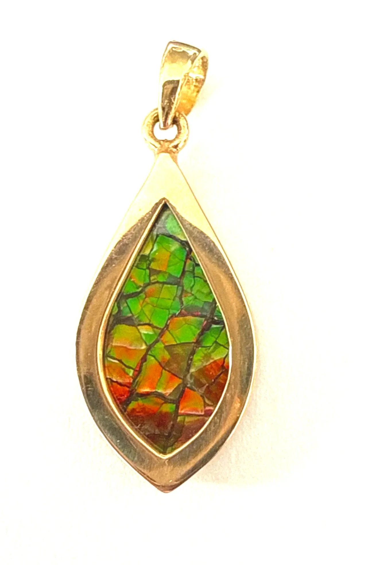 269.  18K Ammolite doublet, 2.5 grams, verbal appraisal $800