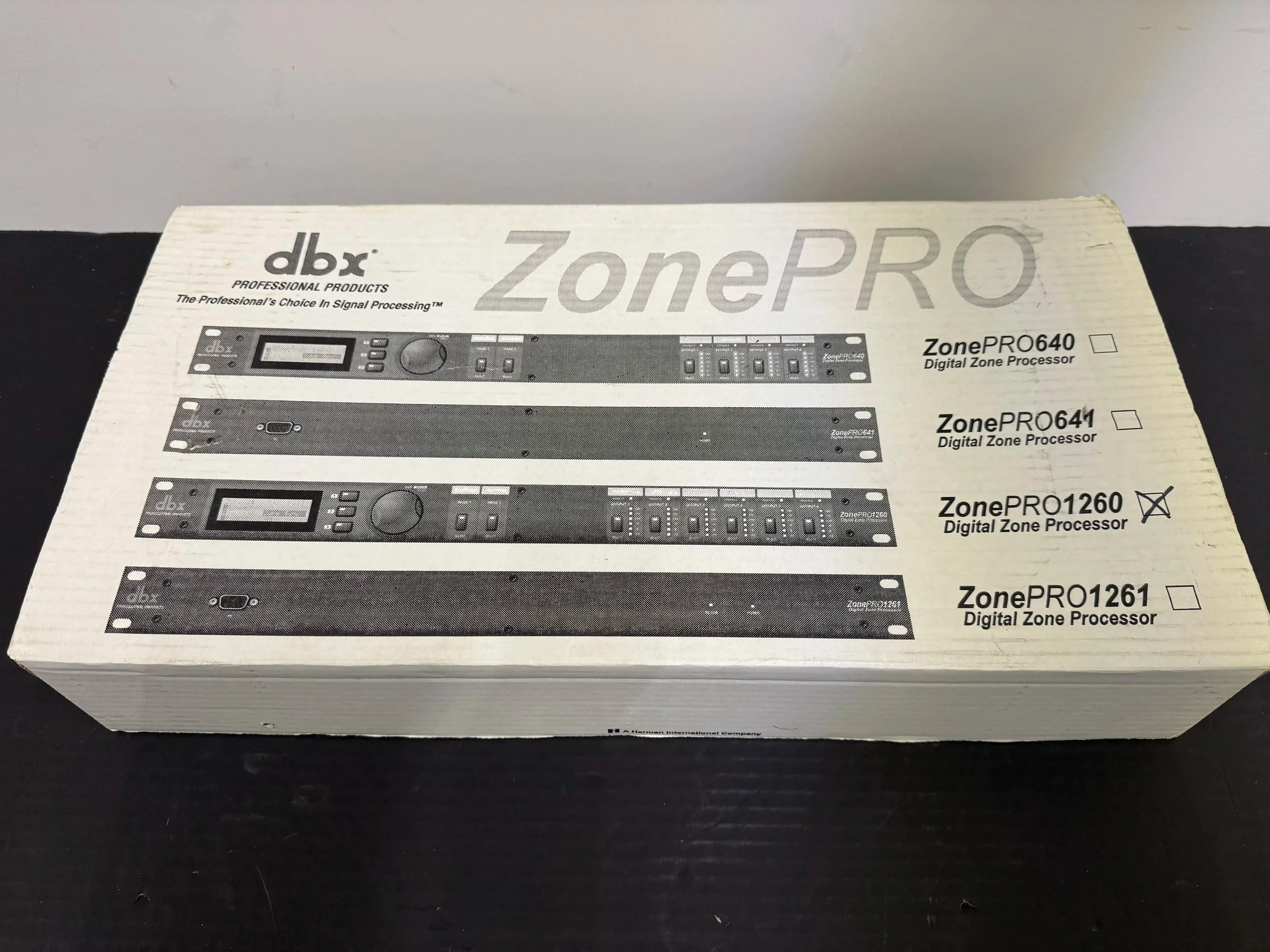 185.  DBX Zone Pro 1260 Digital Zone Processor, not tested, as is smoking environment
