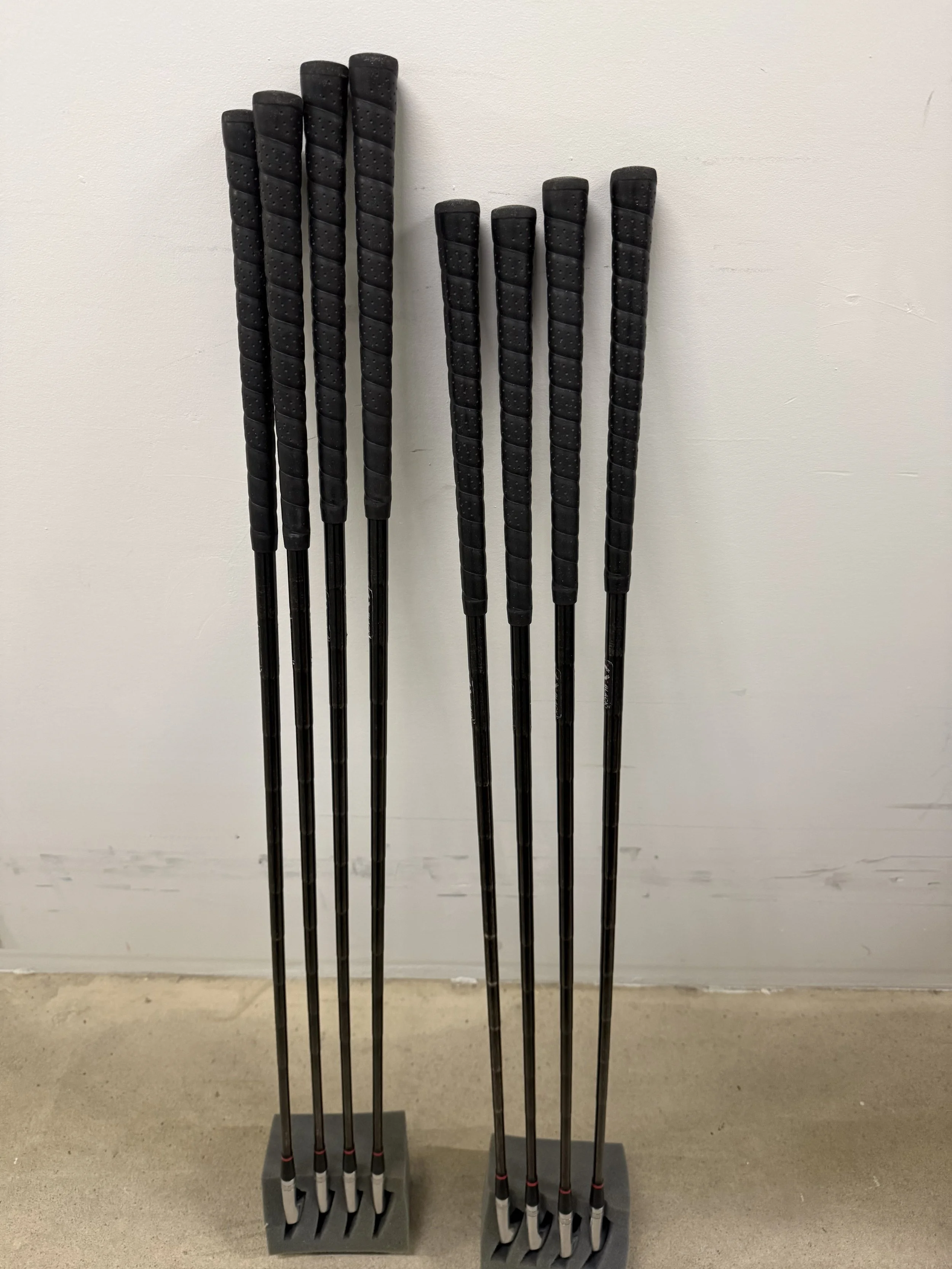 138.  Titleist S300 Pro Graphite irons 3, 4, 5, 6, 7, 8, 9 and Pitching Wedge