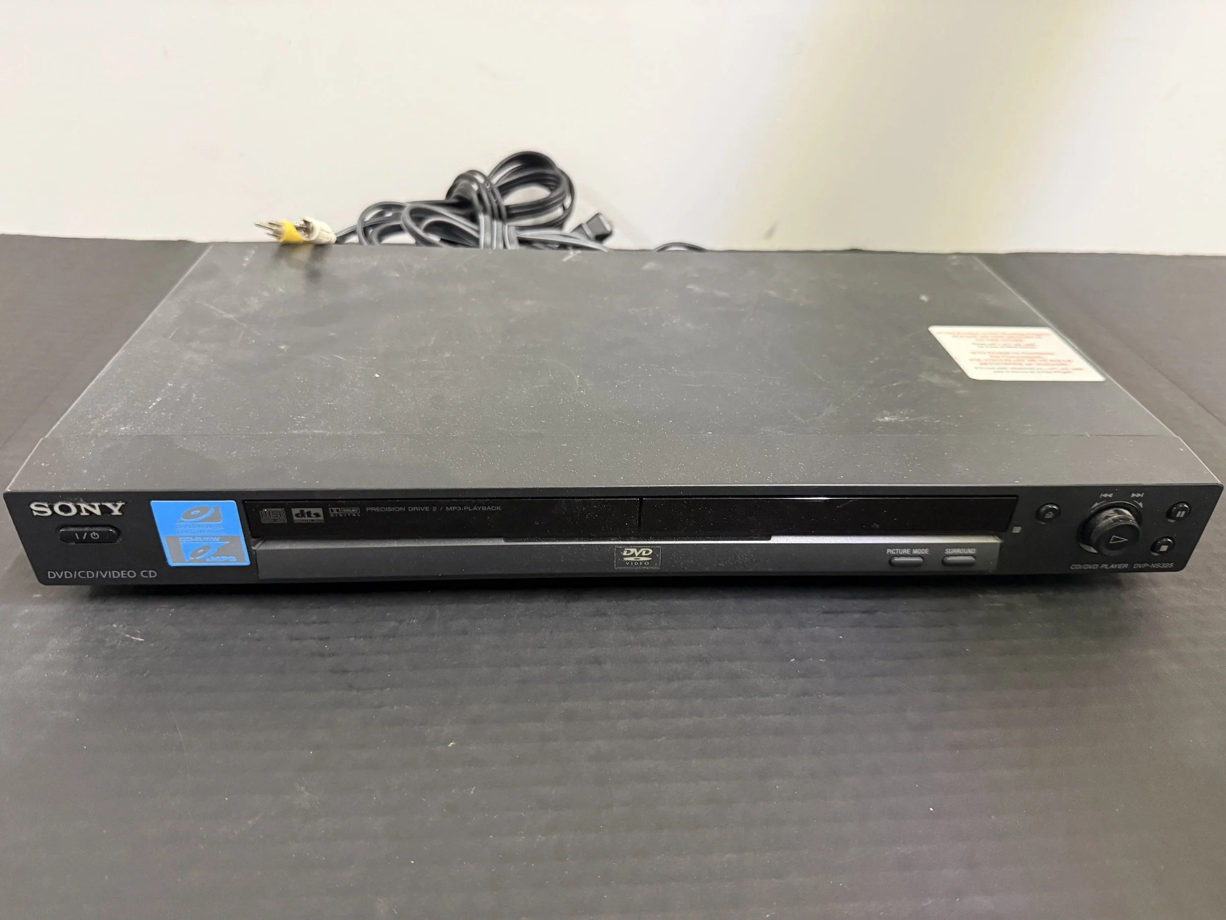 167.  Sony CD/DVD player, model no. DVP-NS325, not tested, as is smoking environment