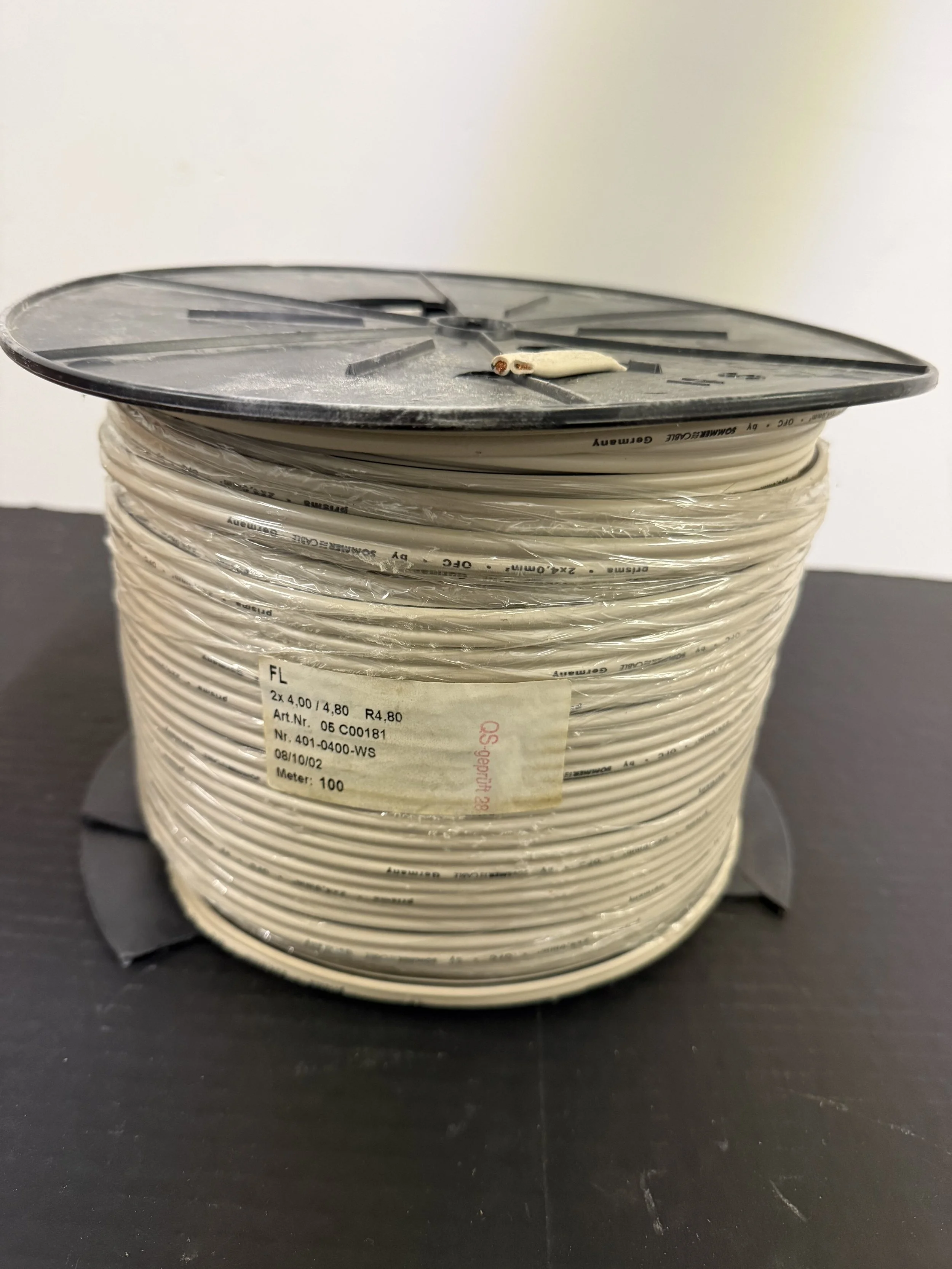 200. Interconnect/electrical speaker wire, there are two of these for sale, each sold seperately, as is smoking environment.