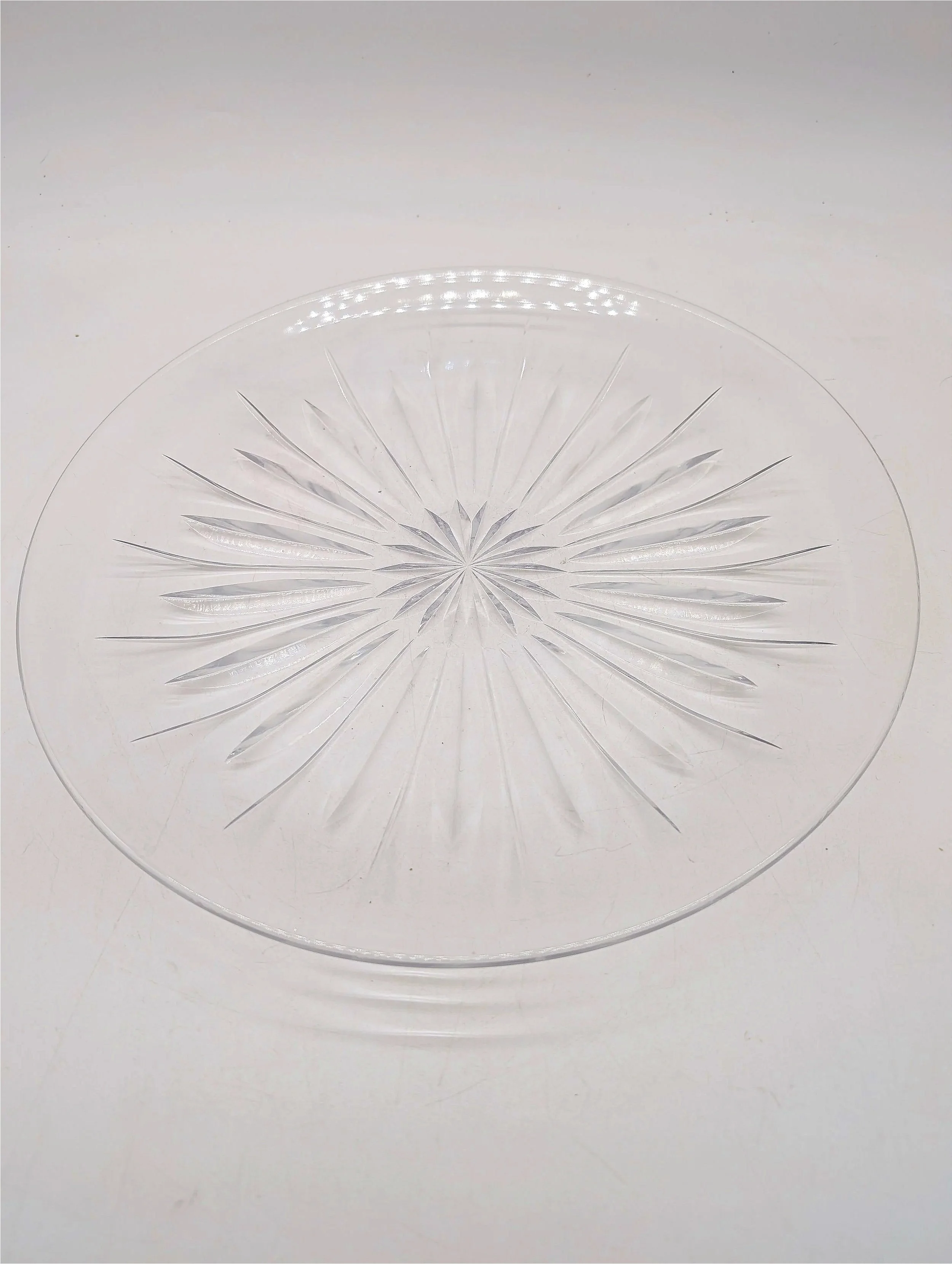 571.  Stuart Crystal large platter 14''