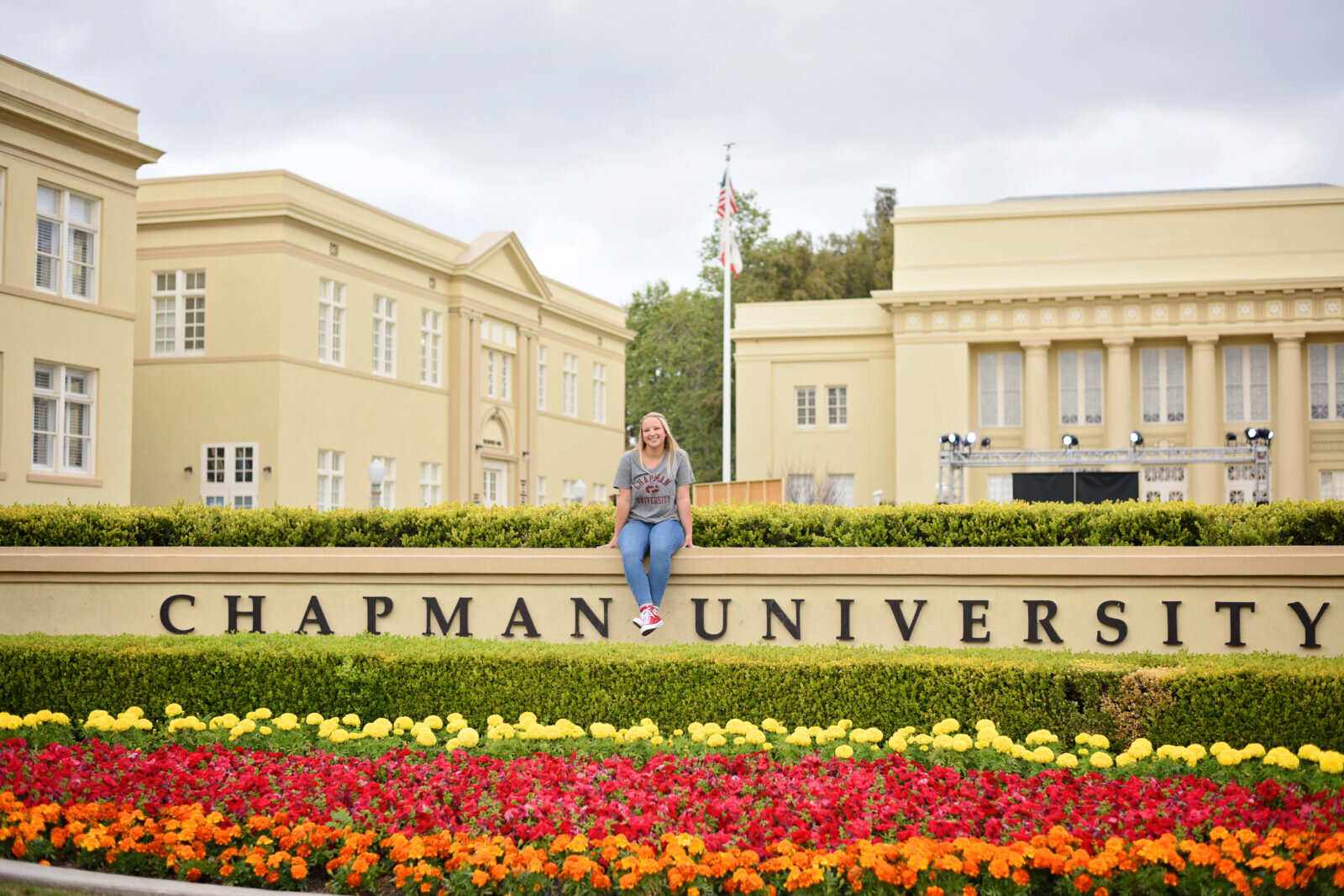 Senior Portrait at Chapman University