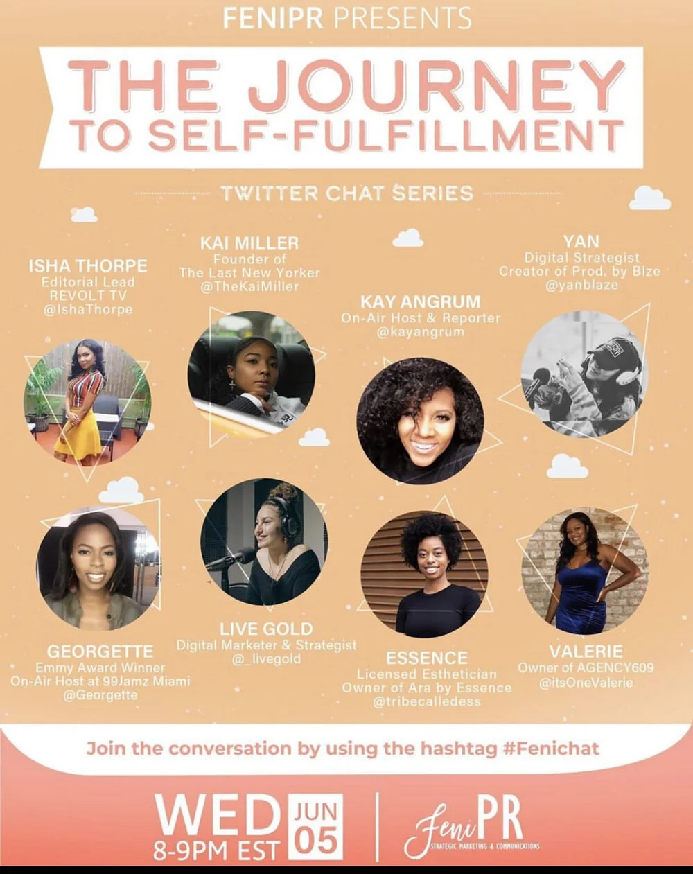 SPOTLIGHT: FeniPR Presents Twitter Chat Series the Journey to Self-Fulfillment