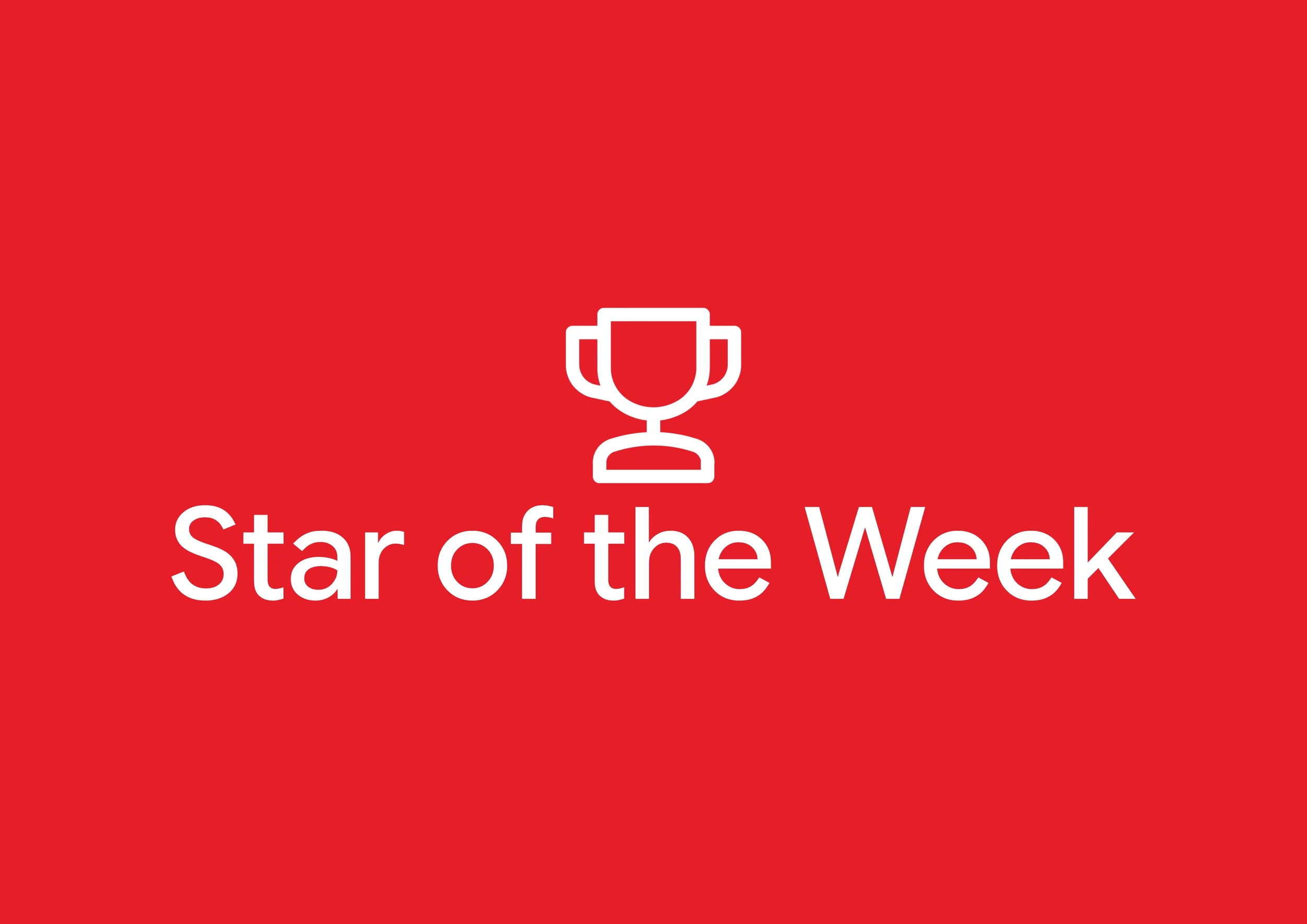 Star of the Week (example)