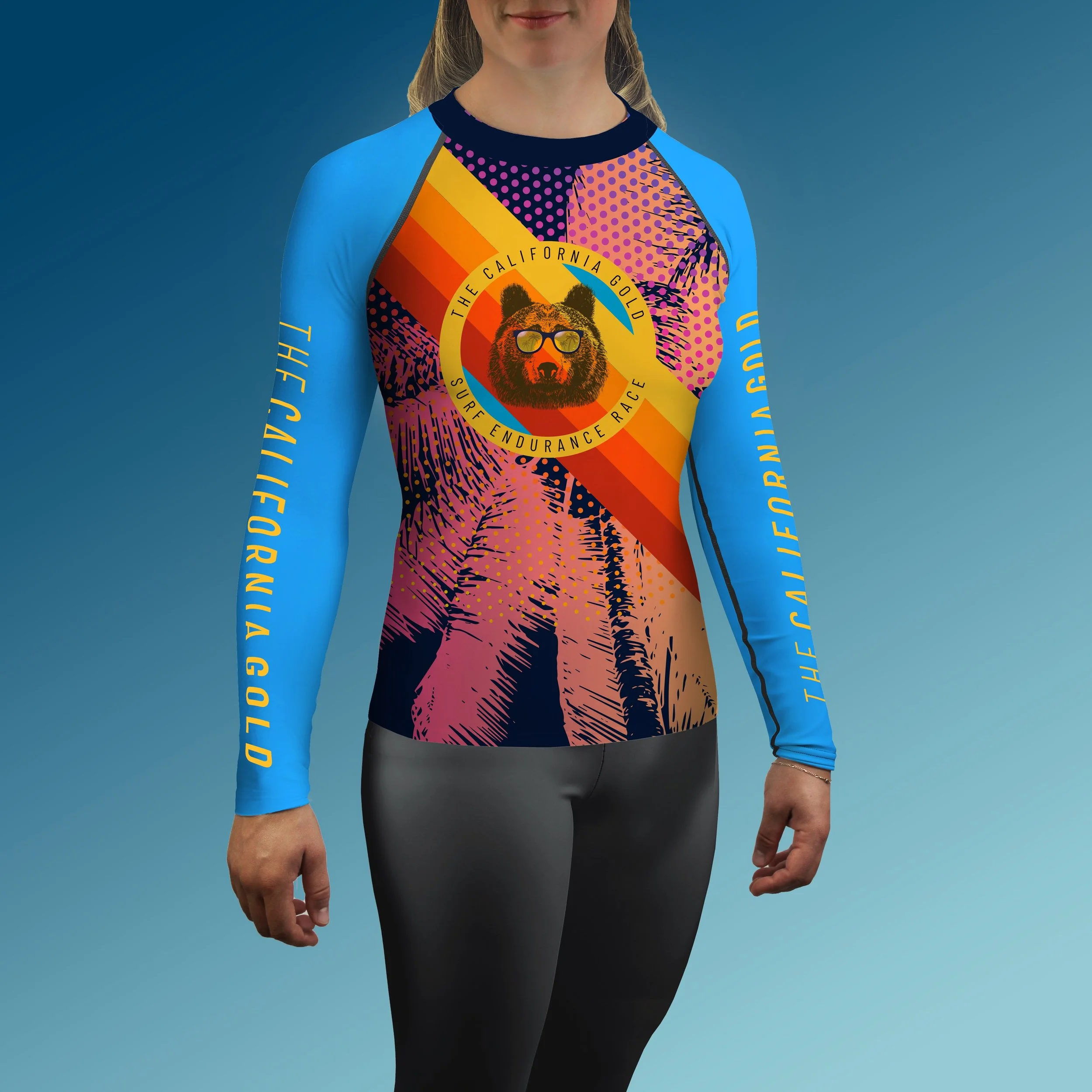 FF-Cal Gold24-Women'sRashGuard-Color-Front.JPEG
