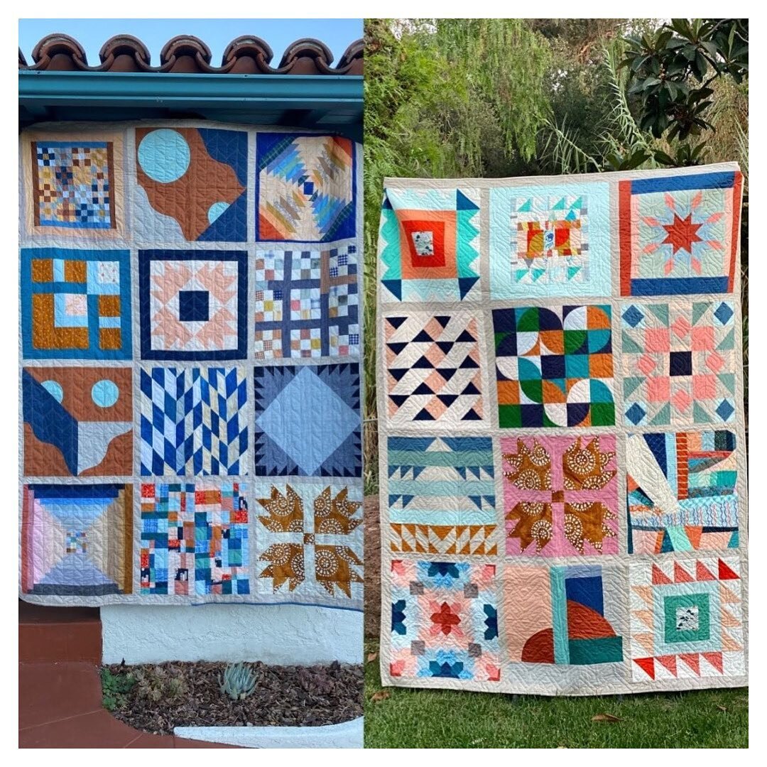 Last chance to buy raffle tickets to win one of these beauties! Sales close at midnight PST. You can buy tickets and learn more at the link in my bio.

My two contributed blocks are in the quilt on the left.

These #igfriendshipquilt are raising mone