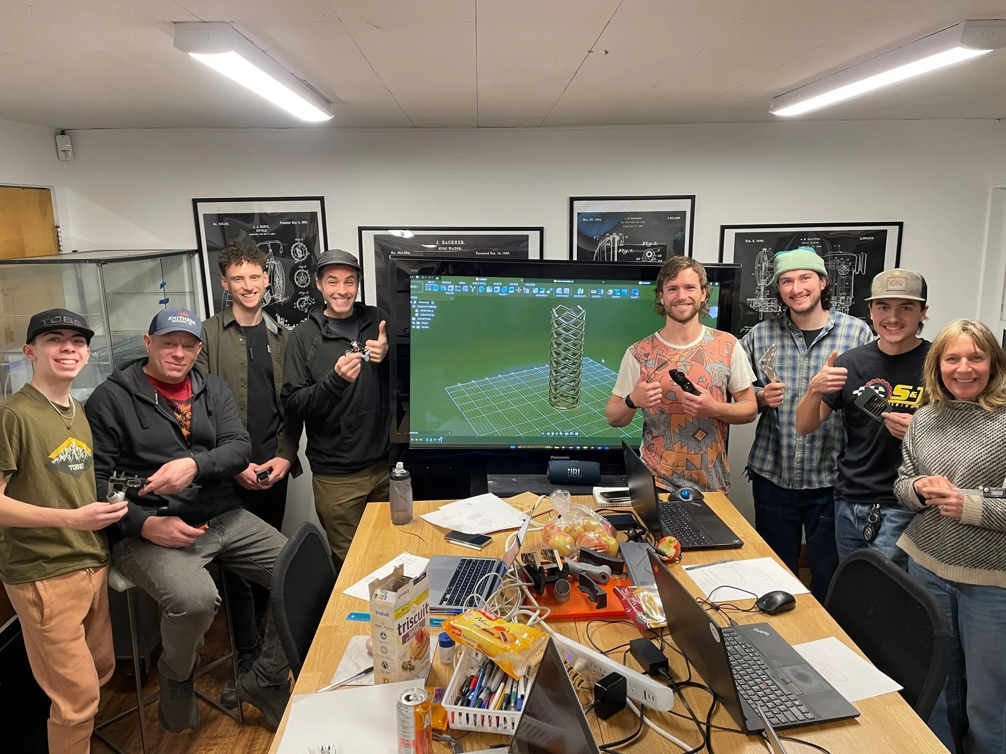 Photo from our first course in our new space  #revelstoke . Jack did a great job teaching everyone how to use #AutodeskFusion #Fusion360 Fusion 360, a free #CADsoftware that students can now use to design parts and print them on a  #3dprinter .

This