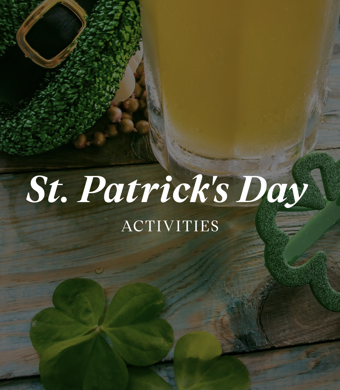 St. Patrick Day Activities