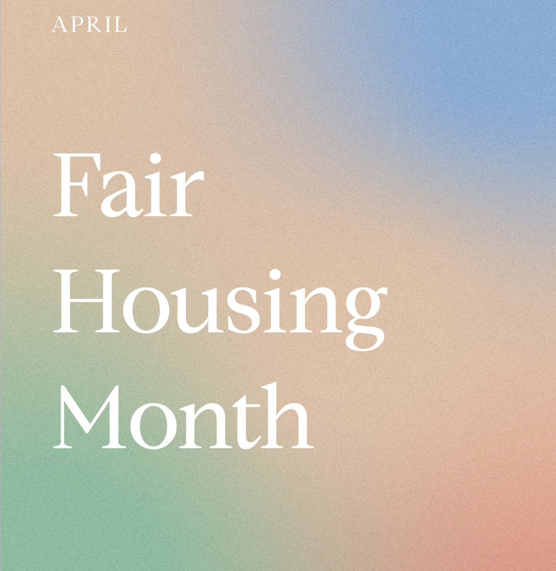 Fair Housing Month