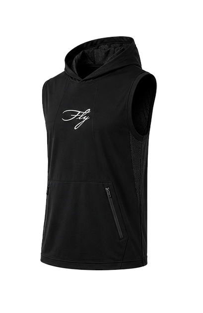 Sleeveless Hoodie Tee BLACK 3qtr view.png