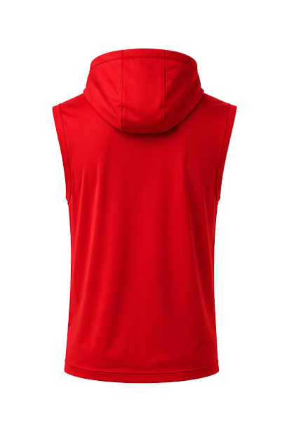 Sleeveless Hoodie Tee RED back view.png