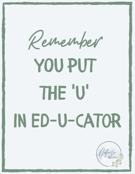 Educator Quote Sign