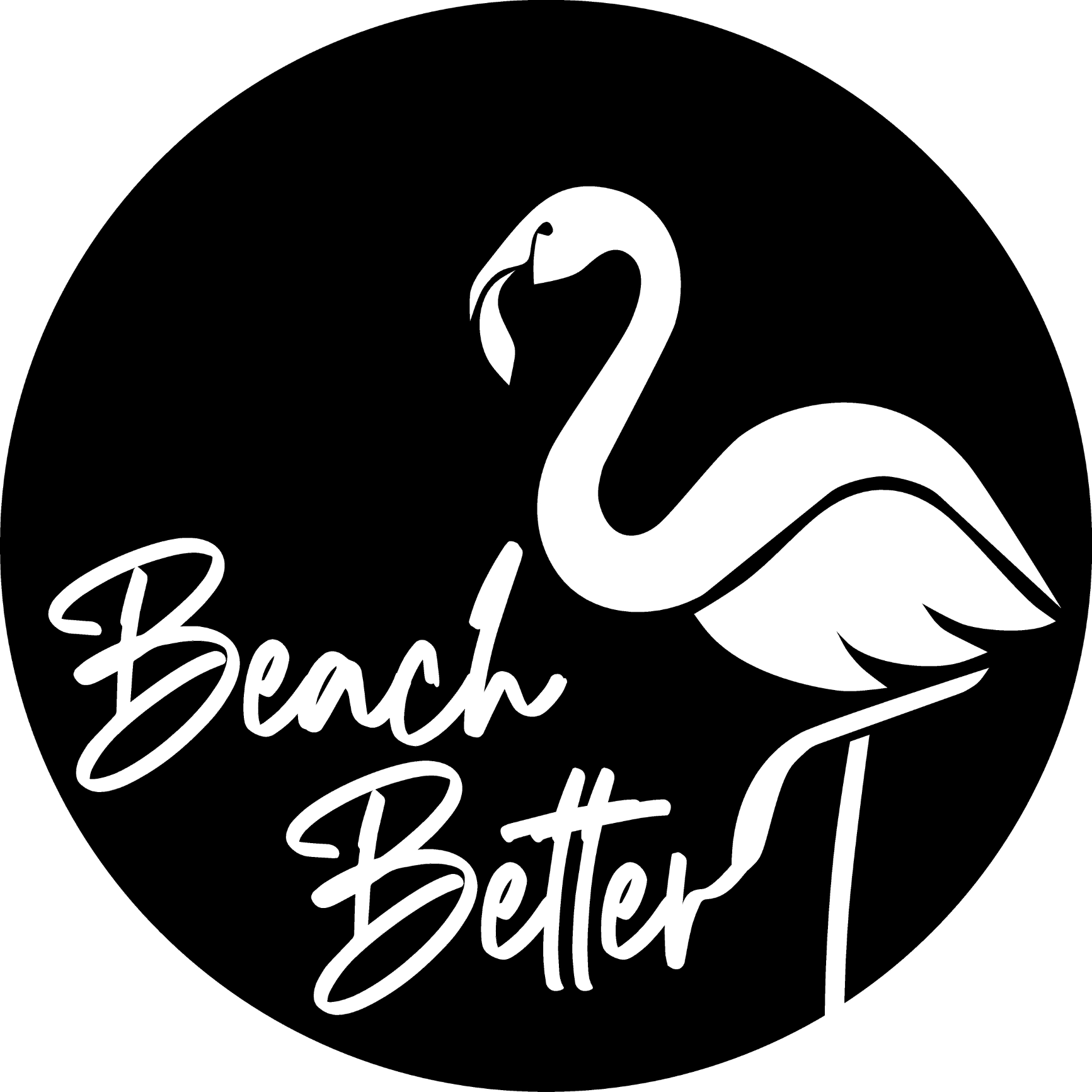 Black Round Beach better logo