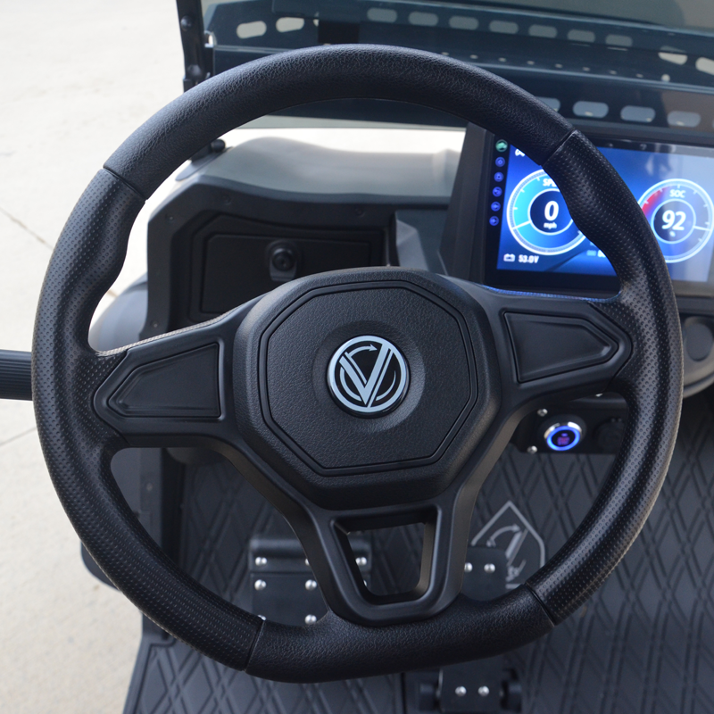 VCarts Steering Wheel Close Up