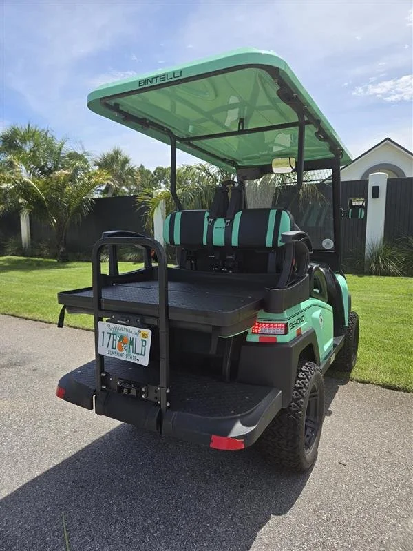 Used Lifted Bintelli Beyond Mint Green 4 Seat (4P), Lithium, Party Lights - Always Beach Better