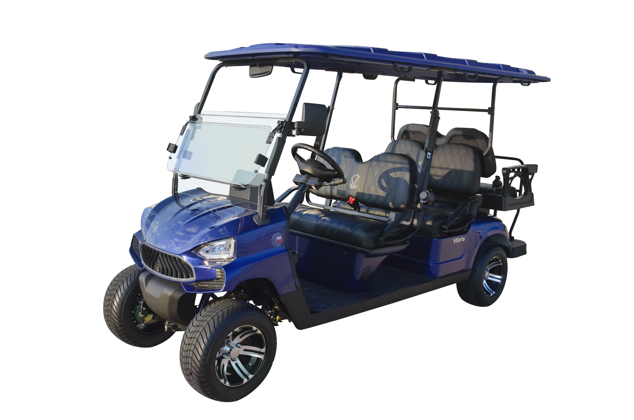 Cobalt Blue VCarts eSeries 6 seater 1