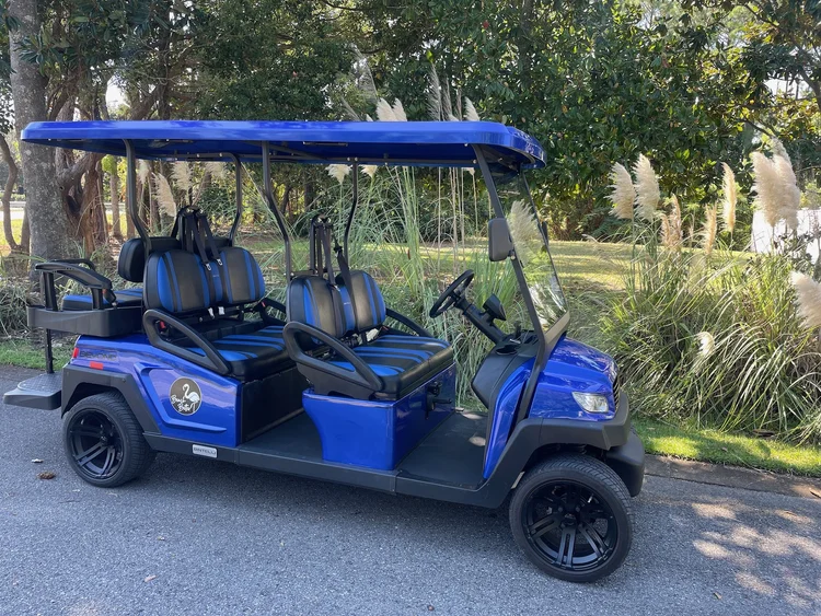 HB38L hydro blue electric golf cart