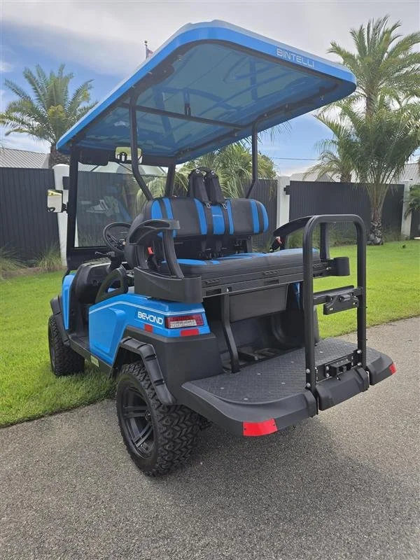 Lifted 2024 Bintelli Beyond 4 Seat Electric Cart - Always Beach Better