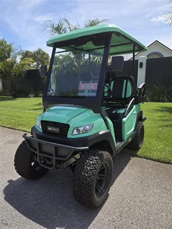 Used Lifted Bintelli Beyond Mint Green 4 Seat (4P), Lithium, Party Lights