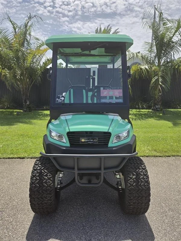 Used Lifted Bintelli Beyond Mint Green 4 Seat (4P), Lithium, Party Lights - Always Beach Better