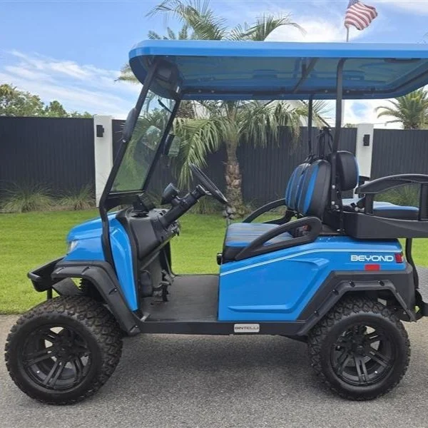 Lifted 2024 Bintelli Beyond 4 Seat Electric Cart - Always Beach Better