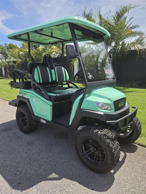 Used Lifted Bintelli Beyond Mint Green 4 Seat (4P), Lithium, Party Lights - Always Beach Better