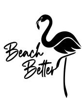 White Round Beach Better Logo