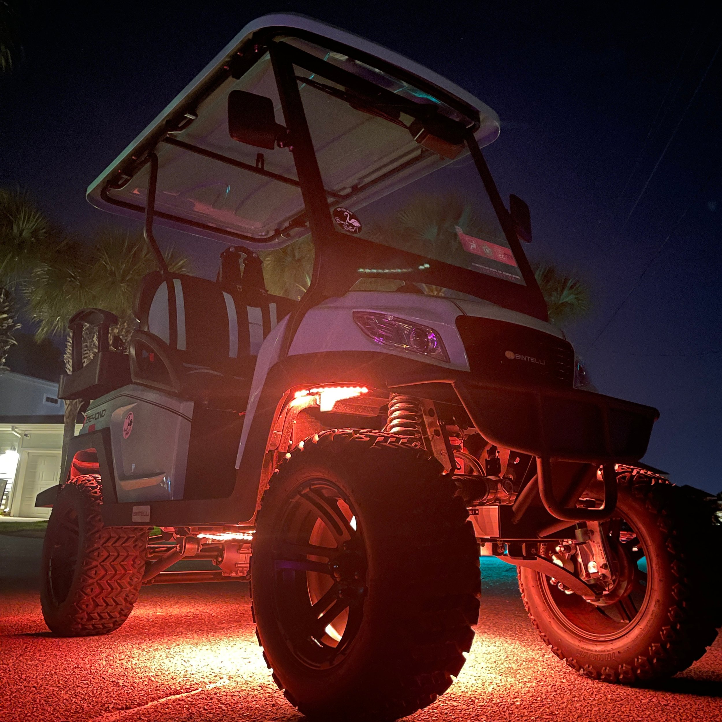 4PL White Cart Orange Glow.JPG