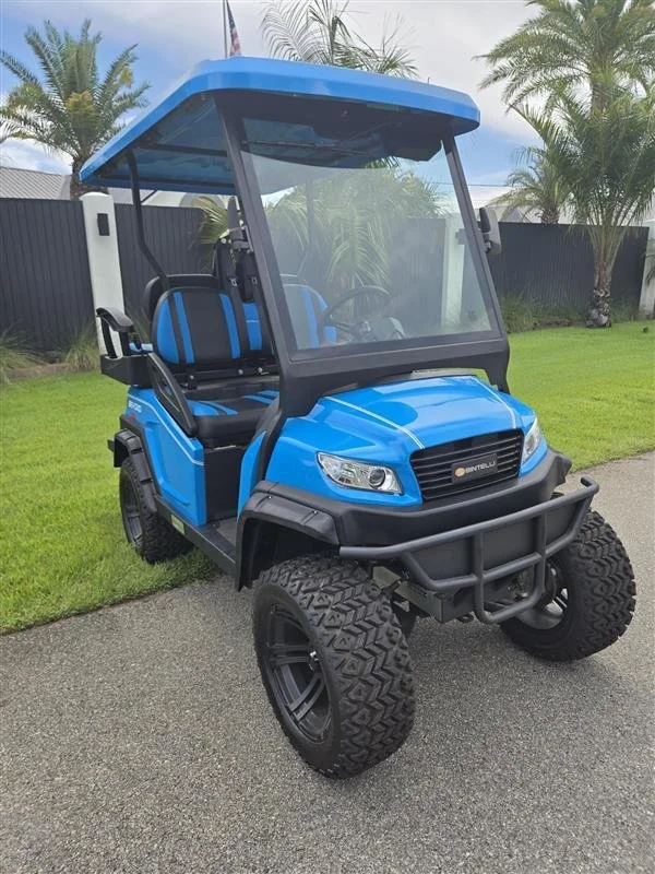Lifted 2024 Bintelli Beyond 4 Seat Electric Cart - Always Beach Better