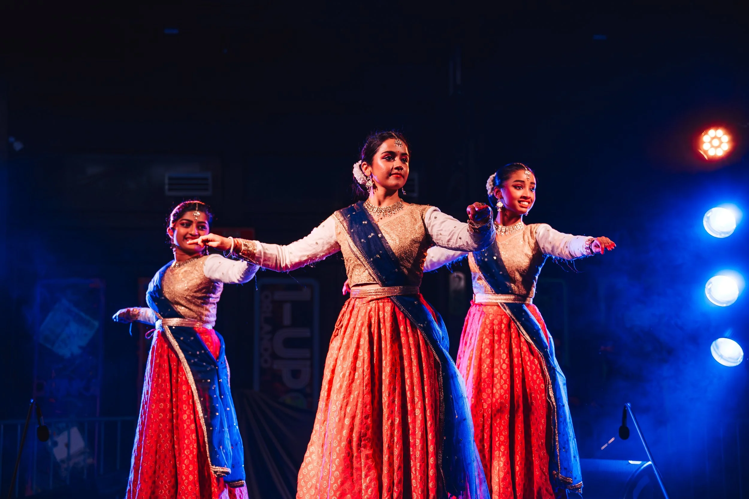 Asian Cultural Association dances on stage