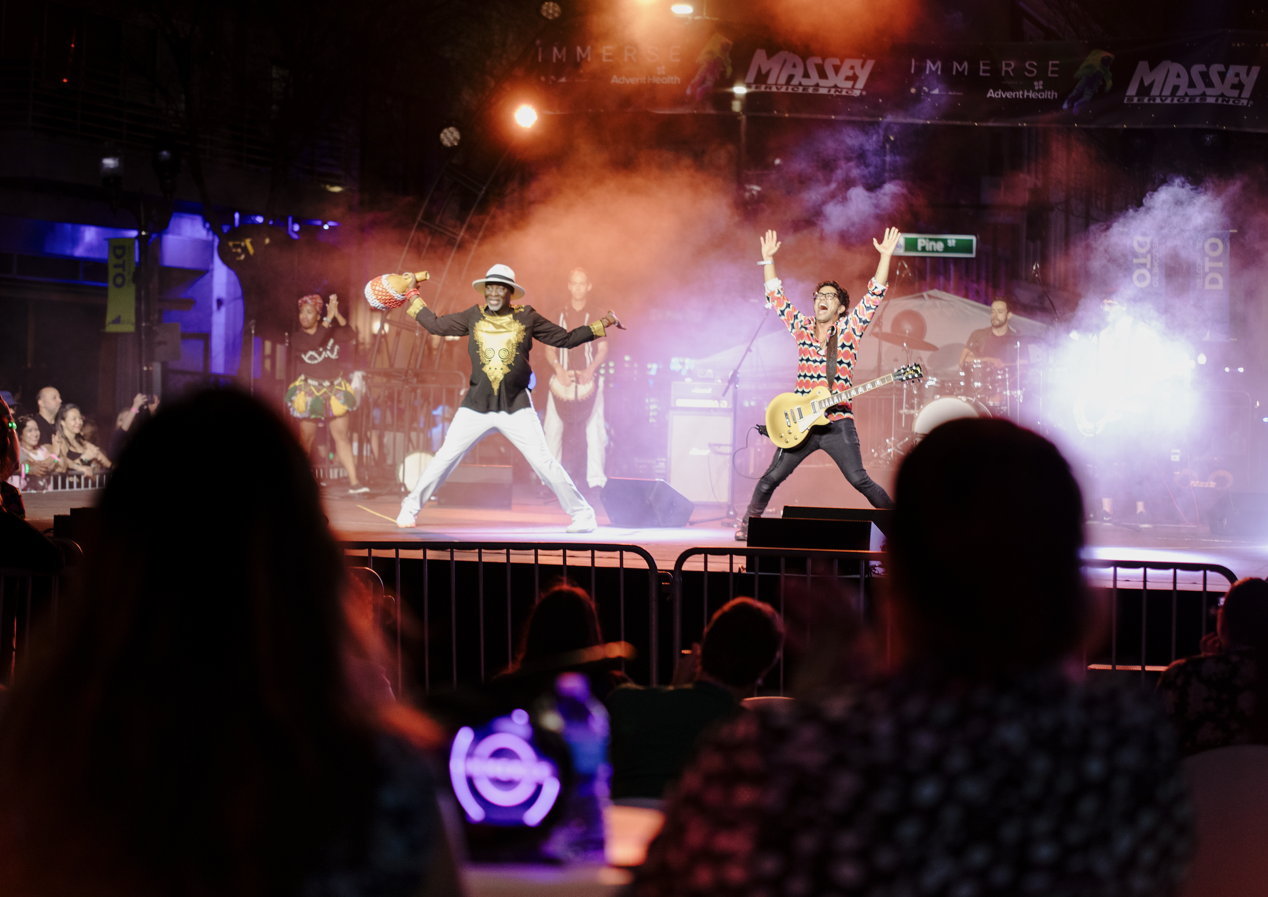 Matt Duarte & The Afrobeatniks perform on stage at IMMERSE