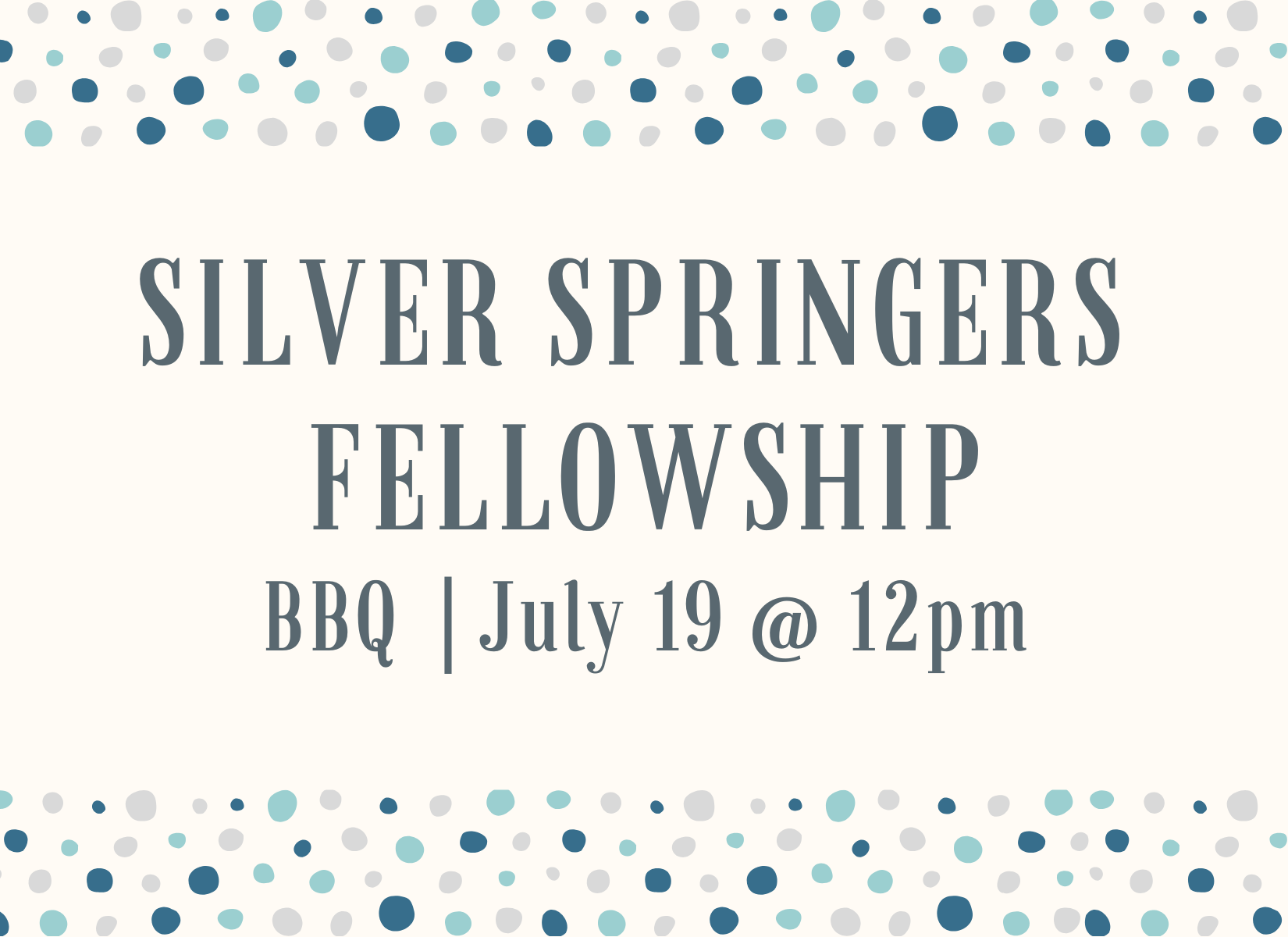 Silver Springers Fellowship