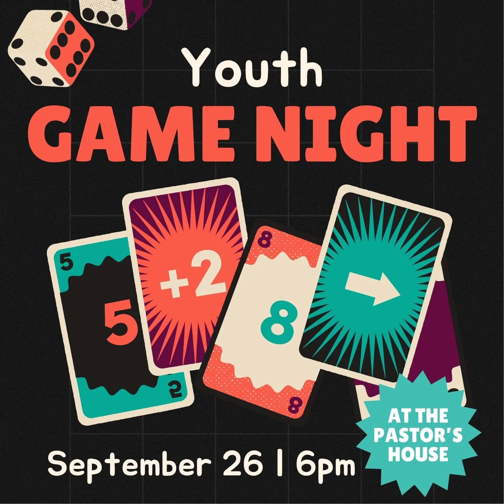 Youth Game Night at the Hosse’s