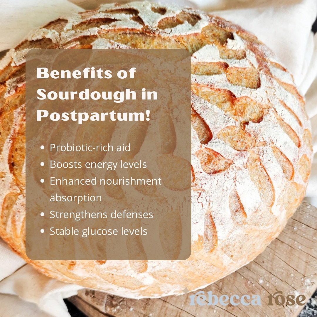 🌾🍞 Embracing the Wholesome Goodness of Sourdough in Postpartum Recovery 🍞🌾

Dear mamas and soon-to-be mamas, let&rsquo;s talk about the magic of sourdough during the postpartum period! 🌟

As you navigate the beautiful chaos of welcoming your lit