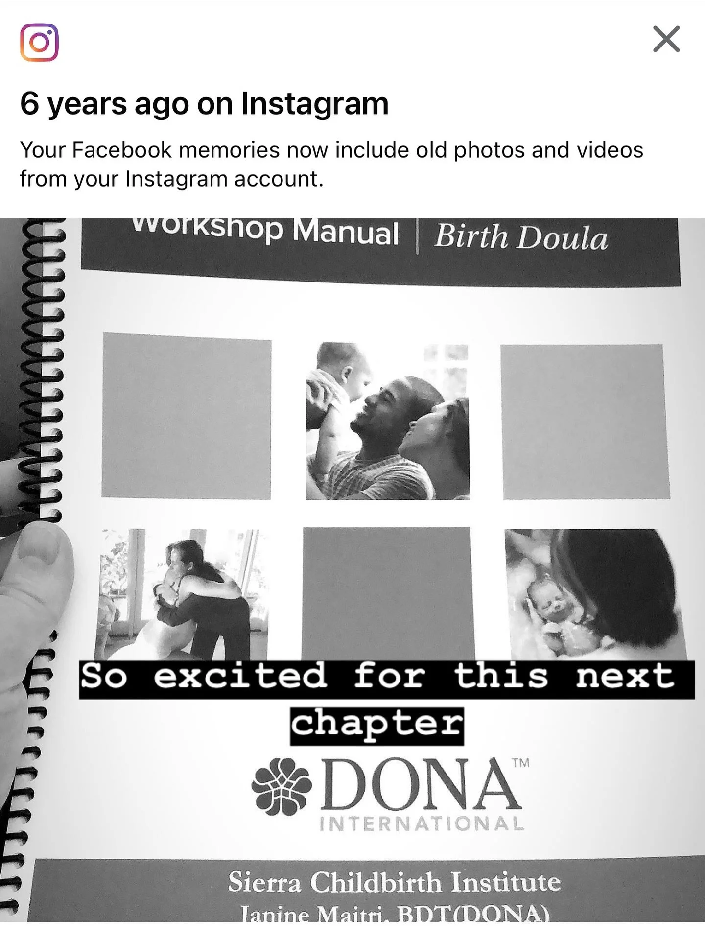 Six years ago today, Tracey @rrds.doula.tracey and I sat down with the incredible Janine at Sierra Childbirth Institute @sierradoulaacademy and began this journey. What a beautiful, magical six years it has been. God is so good