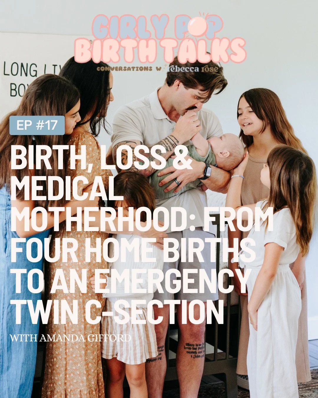 Hi Girly Pops this week Arielle and Becca sit down with Amanda to share one of the most profound and complex motherhood journeys we&rsquo;ve had on the podcast. 🩵🪽💔

After four planned home births, Amanda experienced an emergency twin C-section th