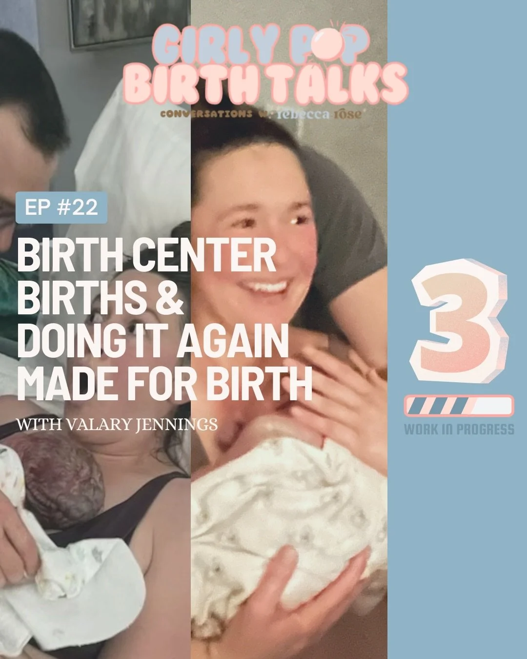 If you live in Northern California, you&rsquo;ve probably seen the billboards 👀
Now meet the woman behind them.

Episode 22 of Girly Pop Birth Talks is live with Valary Jennings co-founder of Made 4 More Realty, mom of two (soon to be three), and so