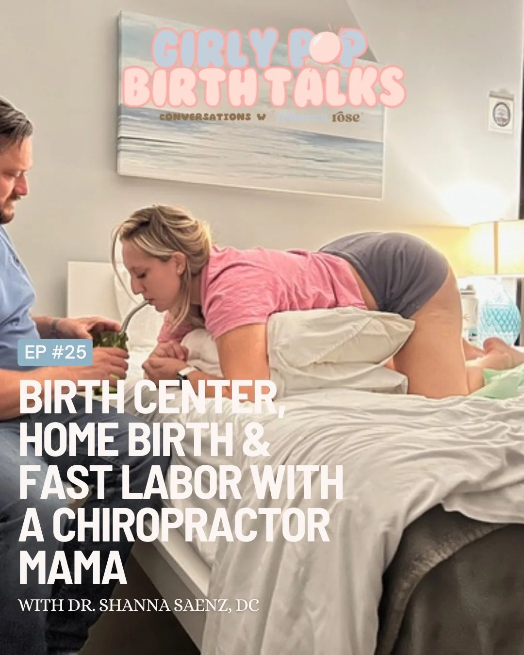 Episode 25 is live 🎧✨

From your water breaking at Raley&rsquo;s&hellip; to a home birth so fast the midwife almost missed it 😅

Becca &amp; Arielle sit down with Dr. Shanna Saenz, DC @drshanna_ to talk birth center vs. home birth, fast labor, trus