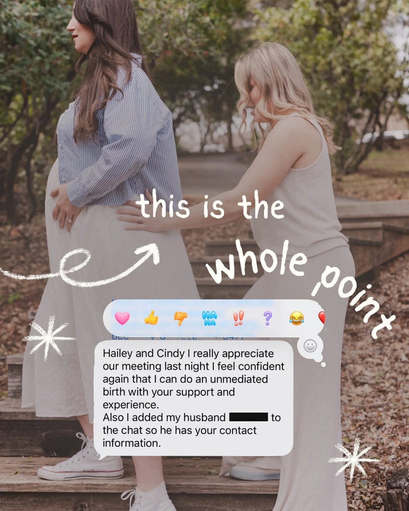 One of those messages that just hits you right in the heart 🌷
The kind that reminds you you&rsquo;re exactly where you&rsquo;re meant to be.

Doing this work alongside the most incredible team is everything.
Thank you Hailey and Cindy for showing up